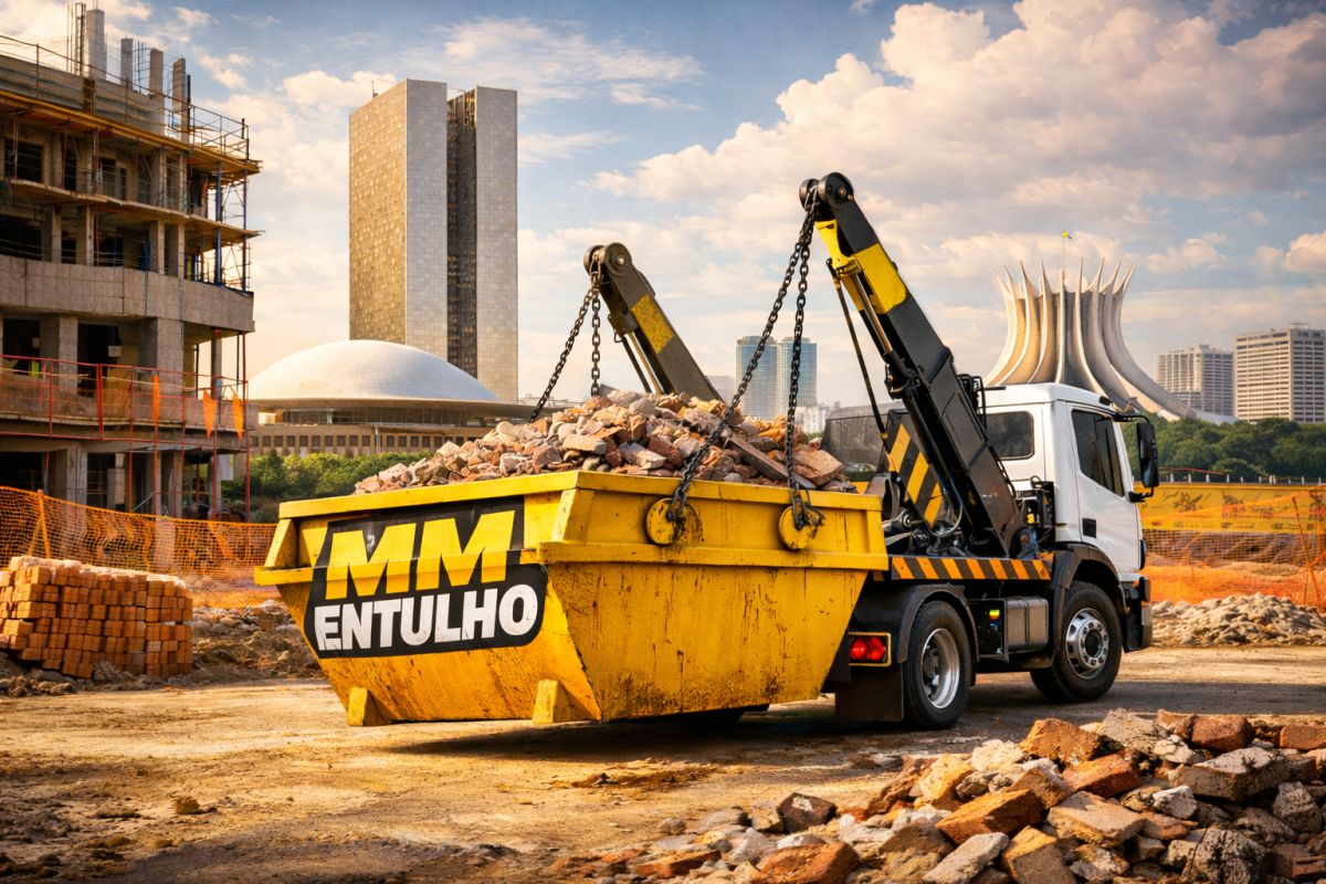 MM Entulho - Caçambas de entulho em Brasília com entrega rápida para reformas e demolições